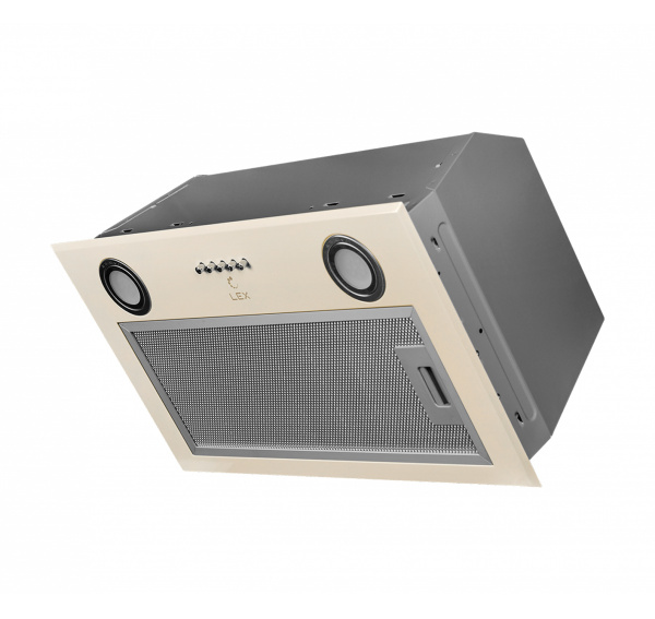 кухонная вытяжка LEX GS BLOC P 600 Ivory Light Белый антик