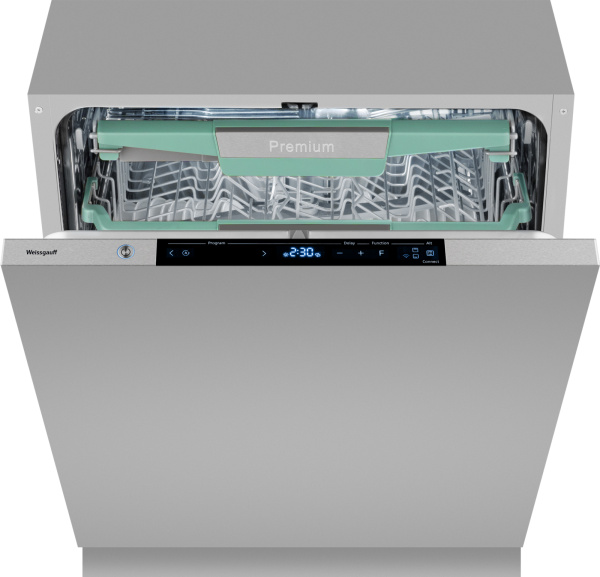 Умная встраиваемая посудомоечная машина Weissgauff BDW 6150 Touch DC Inverter Wi-Fi