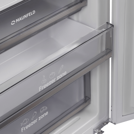 Холодильник-морозильник встраиваемый MAUNFELD MBF19369NFWGR LUX Inverter