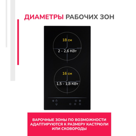 Индукционная варочная панель Simfer H30I72S002