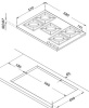Варочная поверхность Korting HG 761 CTB