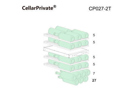 Винный шкаф Cellar Private CP027-2T