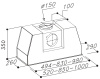 вытяжка Sirius SL 906-L 100