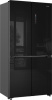 Холодильник Weissgauff WCD 510 Built-in Inverter NoFrost Black Glass