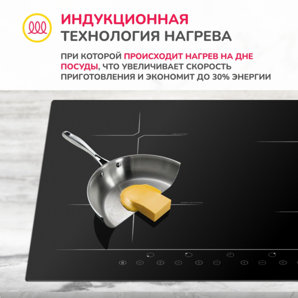 Индукционная варочная панель Simfer H60I74S001