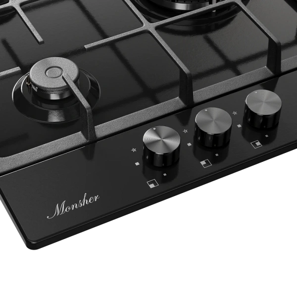 Газовая варочная панель Monsher MSG 43 Noir