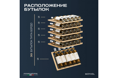 Винный шкаф Meyvel MV30-KBF1