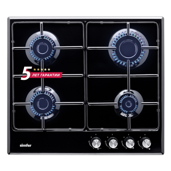Газовая варочная поверхность Simfer H60V40B416