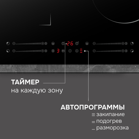 Индукционая варочная панель Zigmund & Shtain CI 49.6 B