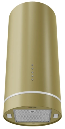 Вытяжка цилиндрическая пристенная Meferi TUBE35GOLD COMFORT горчично-золотой