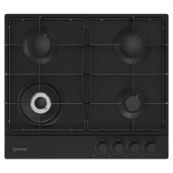 Встраиваемая газовая панель независимая Indesit THPM 641 W/BK/I