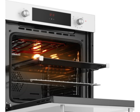 Газовый духовой шкаф Weissgauff WGO 702 D White Glass