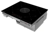 Варочная панель индукционная с вытяжкой Meferi XSMART60BK POWER