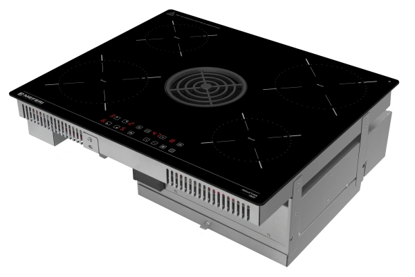 Варочная панель индукционная с вытяжкой Meferi XSMART60BK POWER