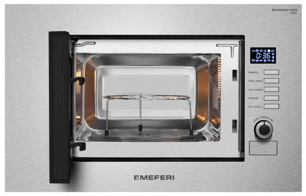 Микроволновая печь встраиваемая Meferi MMO6020IX SLIM POWER