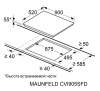 Индукционная варочная панель Maunfeld CVI905SFDGR