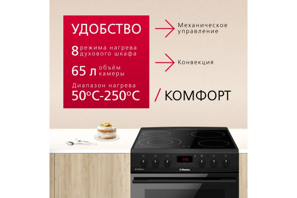 Электрическая плита Hansa FCCM69225H