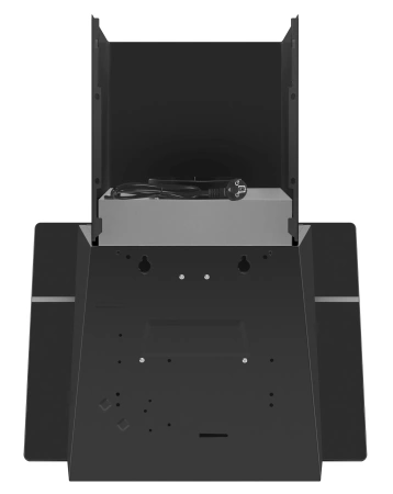 Наклонная пристенная вытяжка Meferi AIRBOX60BK ULTRA