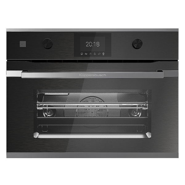 Компактный духовой шкаф с микроволнами Kuppersbusch CBM 6350.0 GPH 3 Silver Chrome