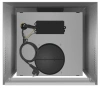 Вытяжка дизайнерская пристенная Meferi ROOMBOX40IX COMFORT
