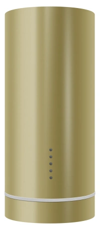 Вытяжка цилиндрическая пристенная Meferi TUBE35GOLD COMFORT горчично-золотой