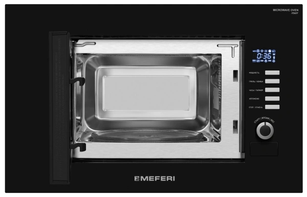 Микроволновая печь встраиваемая Meferi MMO6020BK SLIM POWER