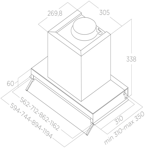 Вытяжка Elica Boxin Advance Plus BLMAT/A/120