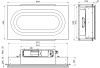 Островная вытяжка Faber INSIDE UP WH KL A90 305.0615.740