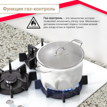 Газовая варочная поверхность Simfer H45N35W571