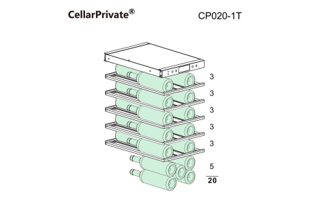 Винный шкаф Cellar Private CP020-1T