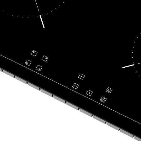 Электрическая варочная панель Meferi MEH604BK LIGHT
