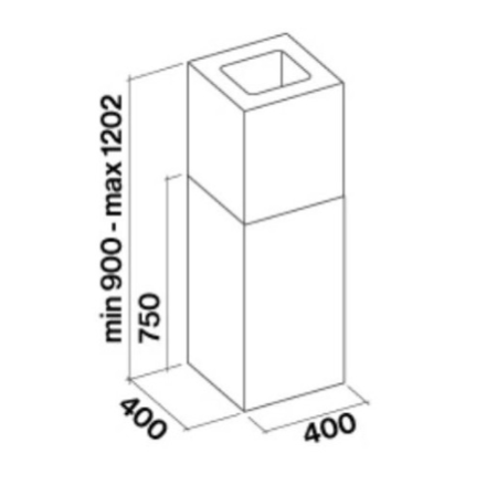 Вытяжка Falmec MIRA(Plus) TOP isola 40 Acciaio inox