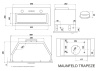 Кухонная вытяжка MAUNFELD TRAPEZE 603EM белый