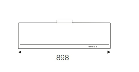 Вытяжка настенная / встраиваемая Bertazzoni KU90PRO1XA