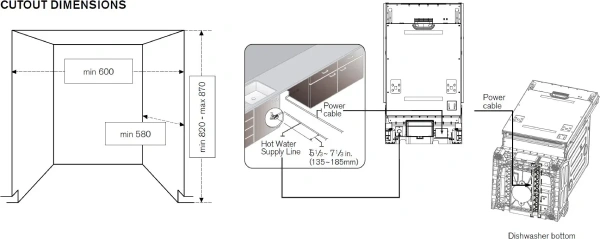 Посудомоечная машина Bertazzoni DW60EPRS