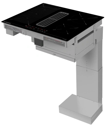 Варочная панель индукционная с вытяжкой Meferi XSMART60BK ULTRA