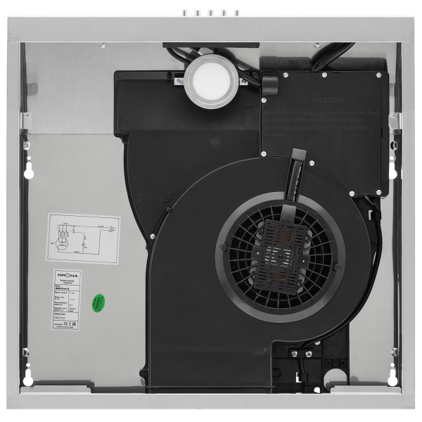 Вытяжка кухонная KRONA ERMINA 600 inox PB
