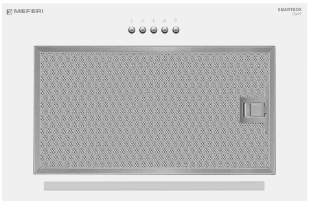 Полновстраиваемая вытяжка Meferi SMARTBOX45WH POWER