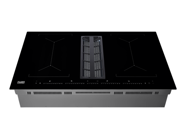 Индукционная варочная панель со встроенной вытяжкой Vard VHH8462B