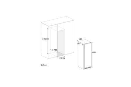 Винный шкаф Temptech VWCR155DS