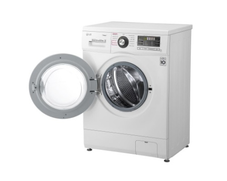 Узкая стиральная машина LG F1296WDS3 c функцией пара
