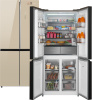 Холодильник Weissgauff WCD 590 NoFrost Inverter Premium EcoFresh Gold Glass