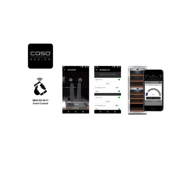 Винный шкаф CASO WineChef Pro 180 black