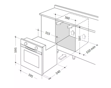 Газовый духовой шкаф DeLonghi DGGW4