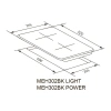 Электрическая варочная панель MEFERI MEH302BK LIGHT