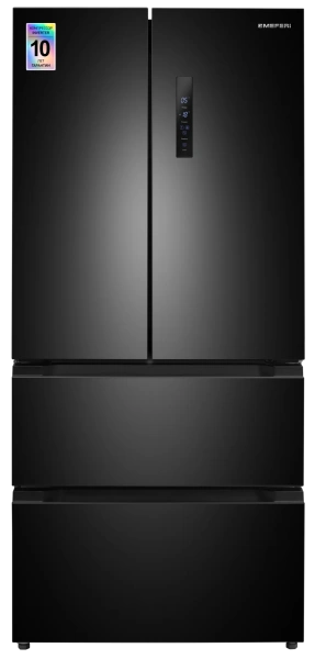 Холодильник с инвертором Meferi MFR83BLACK IX TOTAL NO FROST FRENCH DOOR COMFORT