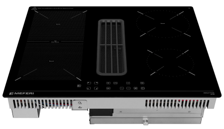 Варочная панель индукционная с вытяжкой Meferi XSMART60BK ULTRA