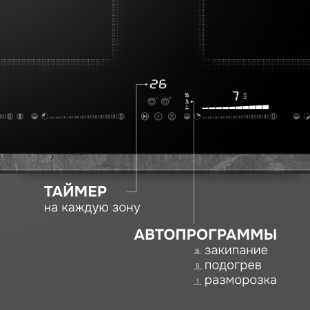 Индукционая варочная панель Zigmund & Shtain CI 69.6 B