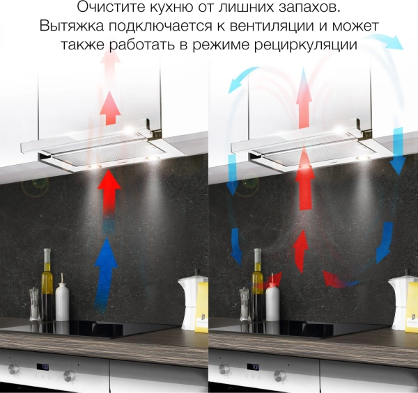 Вытяжка встраиваемая Hyundai HBH 6236 WG