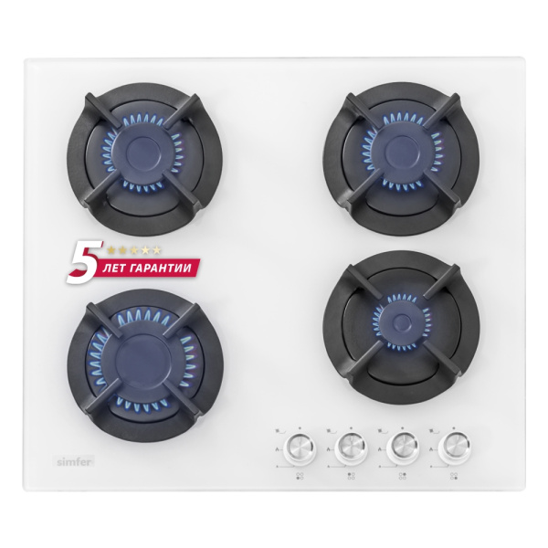 Газовая варочная панель Simfer H60N40W416